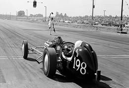 David Butler's 1959 fuel dragster number 198 at Detroit Dragway